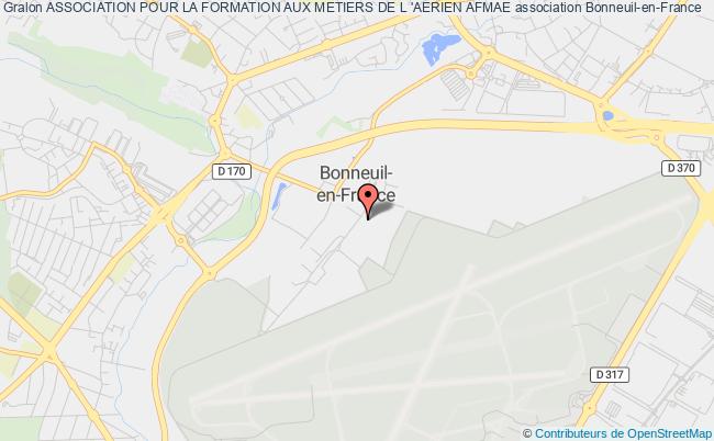 plan association Association Pour La Formation Aux Metiers De L 'aerien Afmae Bonneuil-en-France