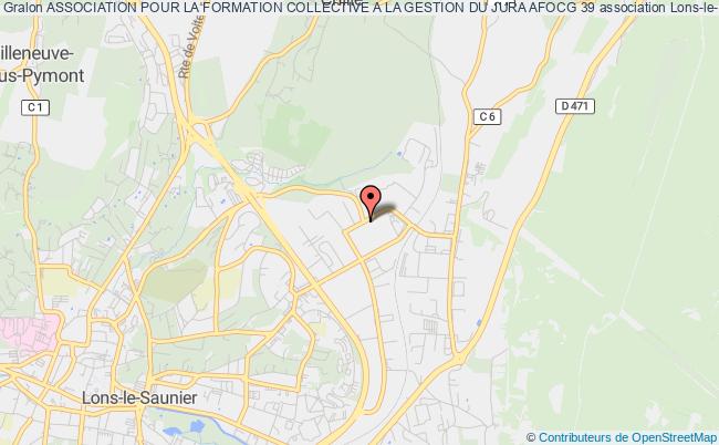 plan association Association Pour La Formation Collective A La Gestion Du Jura Afocg 39 Lons-le-Saunier