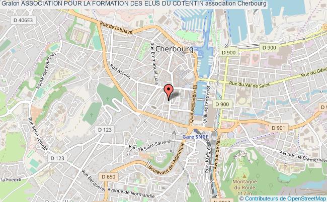 plan association Association Pour La Formation Des Elus Du Cotentin Cherbourg-Octeville