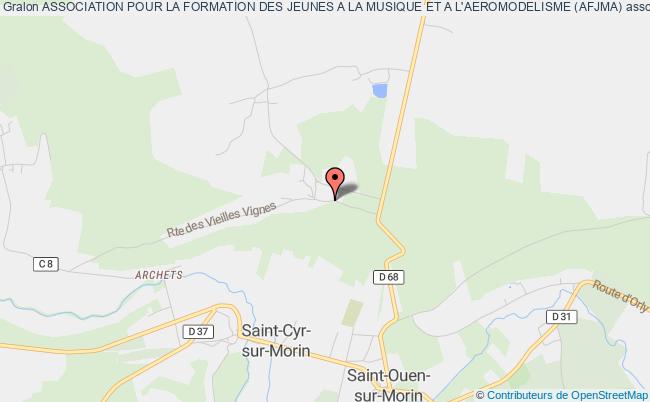 plan association Association Pour La Formation Des Jeunes A La Musique Et A L'aeromodelisme (afjma) Saint-Cyr-sur-Morin