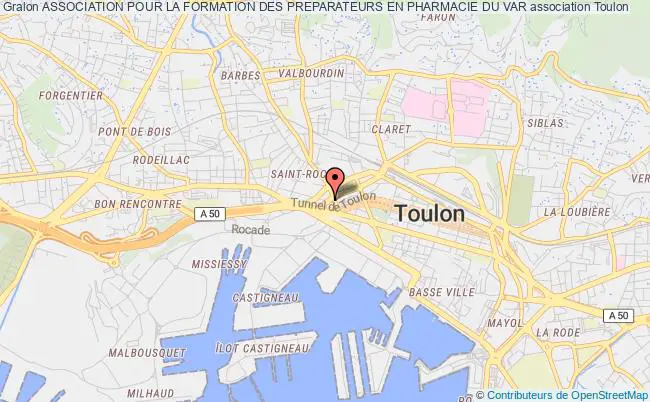 plan association Association Pour La Formation Des Preparateurs En Pharmacie Du Var Toulon