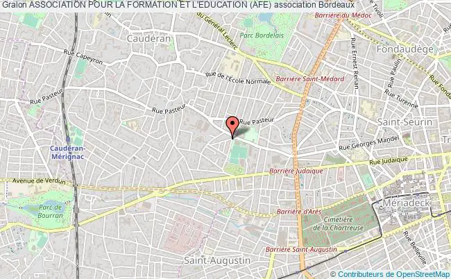 plan association Association Pour La Formation Et L'education (afe) Bordeaux