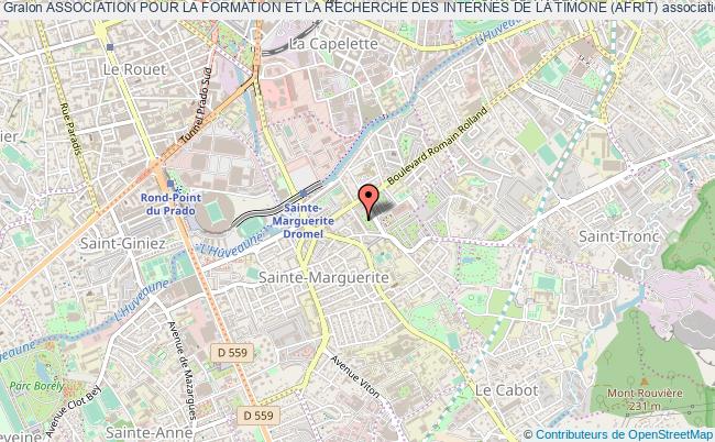 plan association Association Pour La Formation Et La Recherche Des Internes De La Timone (afrit) Marseille