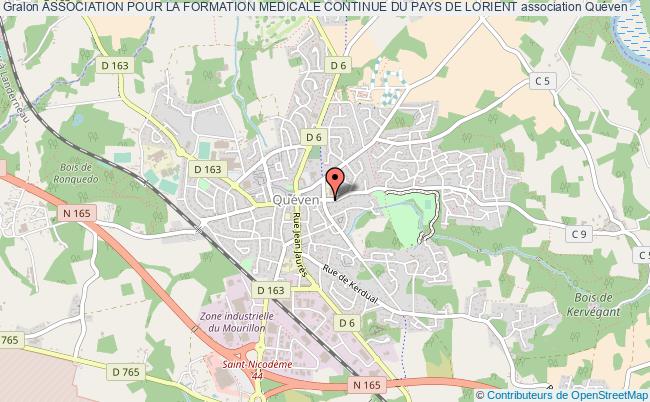 plan association Association Pour La Formation Medicale Continue Du Pays De Lorient Quéven