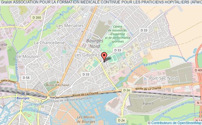 plan association Association Pour La Formation Medicale Continue Pour Les Praticiens Hopitaliers (afmcph) Bourges