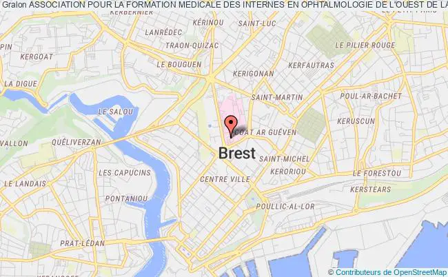 plan association Association Pour La Formation Medicale Des Internes En Ophtalmologie De L'ouest De La France (fio2) Brest