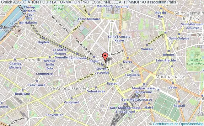 plan association Association Pour La Formation Professionnelle Afp/immopro Paris
