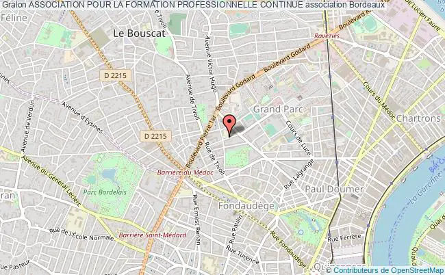 plan association Association Pour La Formation Professionnelle Continue Bordeaux
