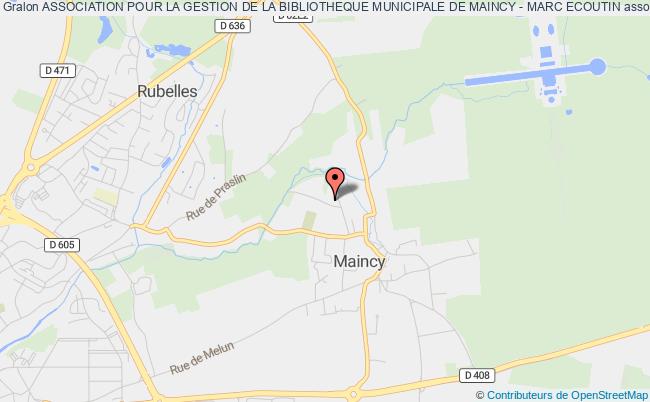 plan association Association Pour La Gestion De La Bibliotheque Municipale De Maincy - Marc Ecoutin Maincy