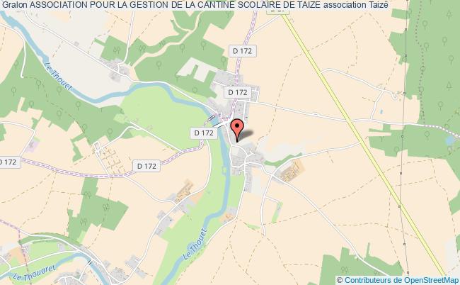 plan association Association Pour La Gestion De La Cantine Scolaire De Taize Plaine-et-Vallée