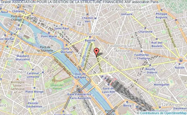 plan association Association Pour La Gestion De La Structure Financiere Asf Paris
