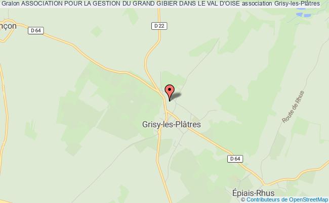 plan association Association Pour La Gestion Du Grand Gibier Dans Le Val D'oise Grisy-les-Plâtres