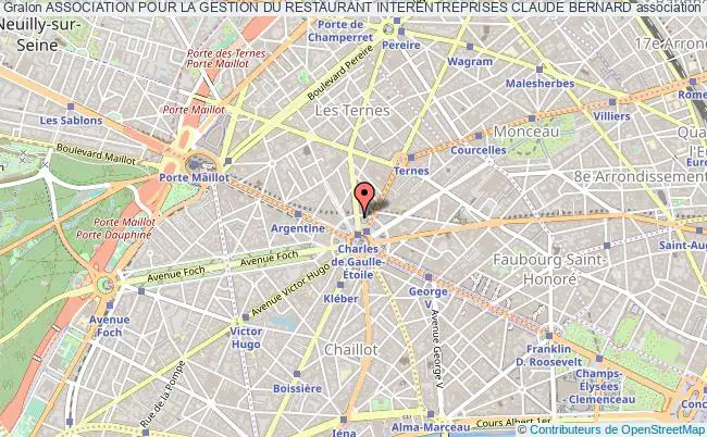 plan association Association Pour La Gestion Du Restaurant Interentreprises Claude Bernard Paris