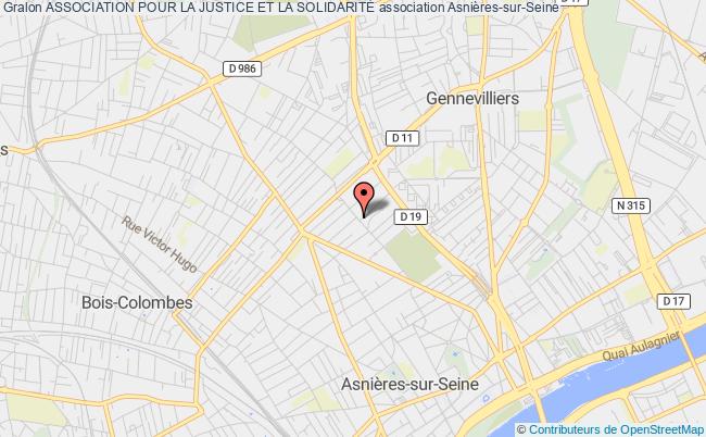 plan association Association Pour La Justice Et La SolidaritÉ Asnières-sur-Seine