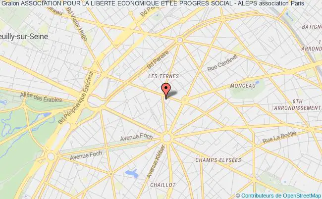plan association Association Pour La Liberte Economique Et Le Progres Social - Aleps Paris