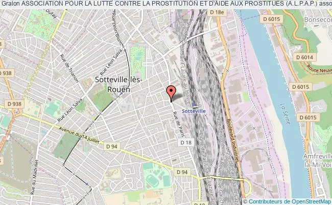 plan association Association Pour La Lutte Contre La Prostitution Et D'aide Aux ProstituÉs (a.l.p.a.p.) Sotteville-lès-Rouen