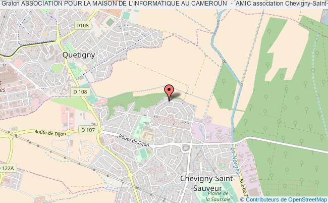 plan association Association Pour La Maison De L'informatique Au Cameroun  -  Amic Chevigny-Saint-Sauveur