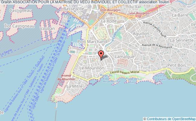 plan association Association Pour La Maitrise Du Vecu Individuel Et Collectif Toulon