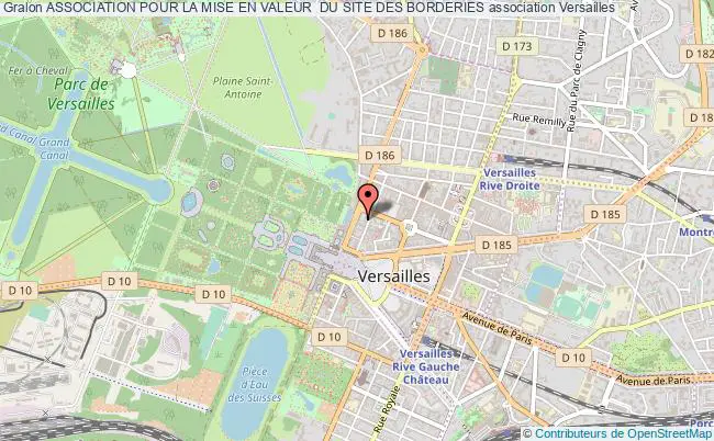 plan association Association Pour La Mise En Valeur  Du Site Des Borderies Versailles