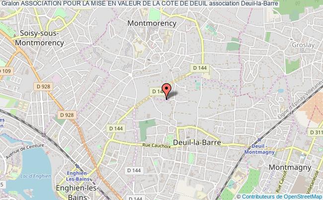 plan association Association Pour La Mise En Valeur De La Cote De Deuil Deuil-la-Barre