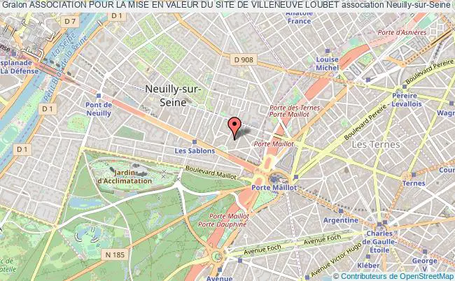 plan association Association Pour La Mise En Valeur Du Site De Villeneuve Loubet Neuilly-sur-Seine
