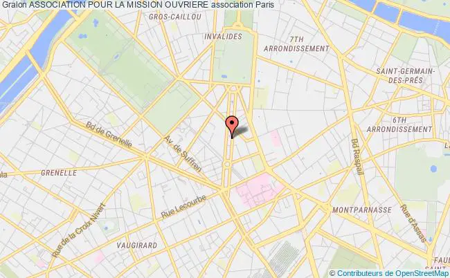 plan association Association Pour La Mission Ouvriere PARIS