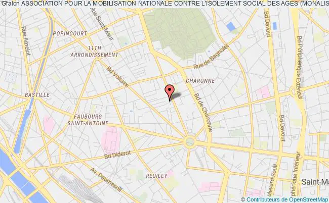 plan association Association Pour La Mobilisation Nationale Contre L'isolement Social Des Ages (monalisa) Paris