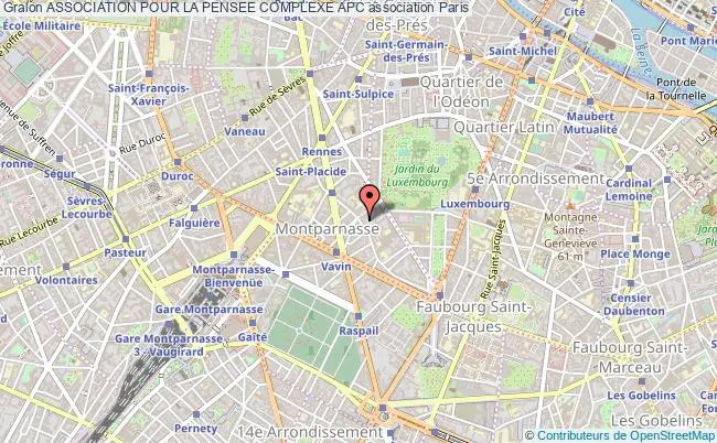 plan association Association Pour La Pensee Complexe Apc Paris