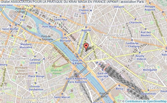plan association Association Pour La Pratique Du Krav Maga En France (apkmf) Paris 12e