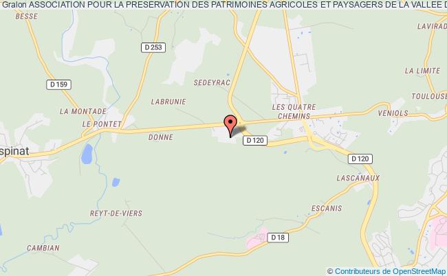 ASSOCIATION POUR LA PRESERVATION DES PATRIMOINES AGRICOLES ET PAYSAGERS DE LA VALLEE D'YTRAC