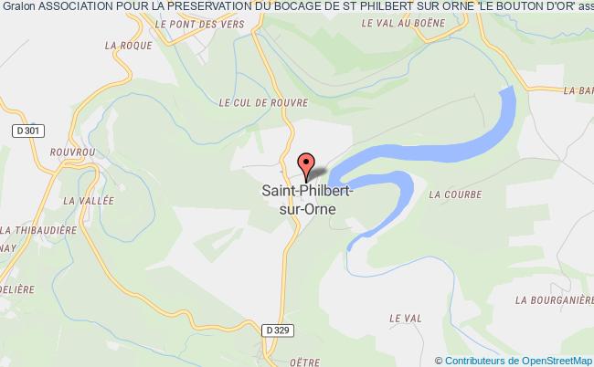 plan association Association Pour La Preservation Du Bocage De St Philbert Sur Orne 'le Bouton D'or' Saint-Philbert-sur-Orne