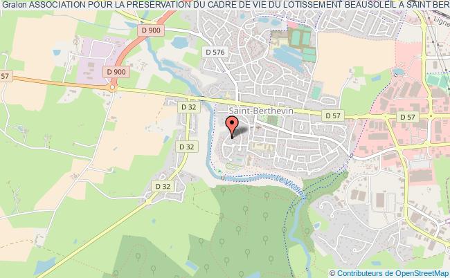 plan association Association Pour La Preservation Du Cadre De Vie Du Lotissement Beausoleil A Saint Berthevin Saint-Berthevin