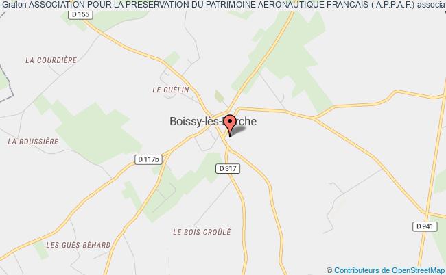 plan association Association Pour La Preservation Du Patrimoine Aeronautique Francais ( A.p.p.a.f.) Boissy-lès-Perche