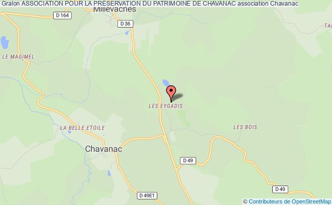 plan association Association Pour La PrÉservation Du Patrimoine De Chavanac Chavanac