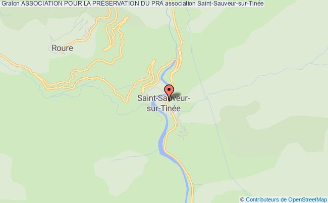 plan association Association Pour La PrÉservation Du Pra Saint-Sauveur-sur-Tinée