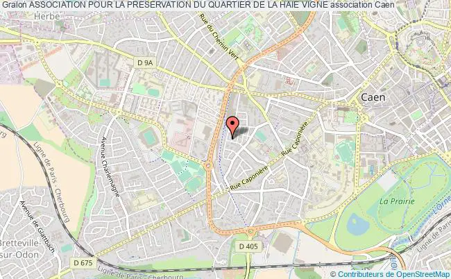 plan association Association Pour La Preservation Du Quartier De La Haie Vigne Caen