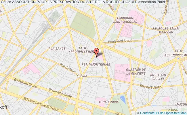 plan association Association Pour La Preservation Du Site De La Rochefoucauld Paris