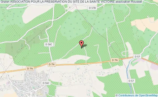 plan association Association Pour La Preservation Du Site De La Sainte Victoire Rousset
