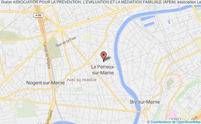 plan association Association Pour La PrÉvention, L'Évaluation Et La MÉdiation Familiale (apem) Le Perreux-sur-Marne