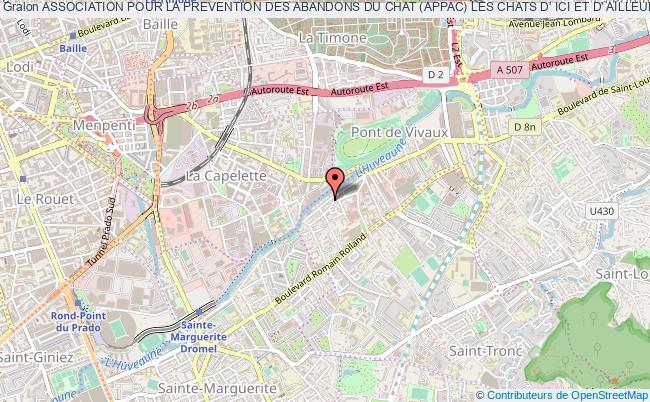 plan association Association Pour La Prevention Des Abandons Du Chat (appac) Les Chats D' Ici Et D' Ailleurs Marseille