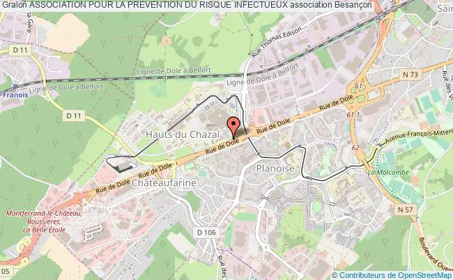 plan association Association Pour La Prevention Du Risque Infectueux Besançon cedex