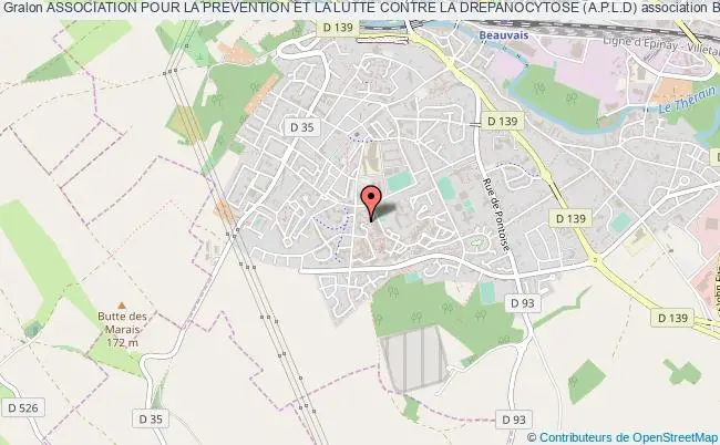 plan association Association Pour La Prevention Et La Lutte Contre La Drepanocytose (a.p.l.d) Beauvais