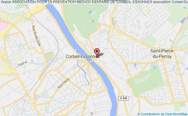 plan association Association Pour La Prevention Medico-dentaire De Corbeil-essonnes Corbeil-Essonnes