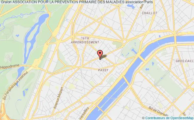 plan association Association Pour La Prevention Primaire Des Maladies Paris