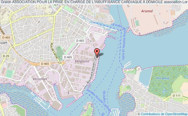 plan association Association Pour La Prise En Charge De L'insuffisance Cardiaque A Domicile Lorient