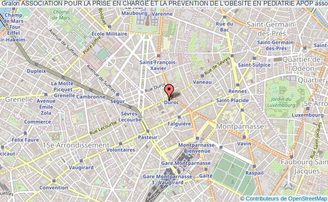 plan association Association Pour La Prise En Charge Et La Prevention De L'obesite En Pediatrie Apop Paris