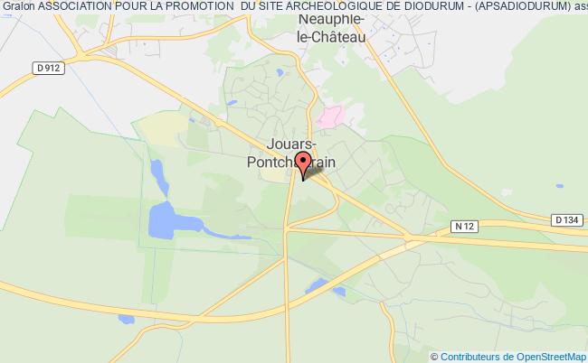 plan association Association Pour La Promotion  Du Site Archeologique De Diodurum - (apsadiodurum) Jouars-Pontchartrain