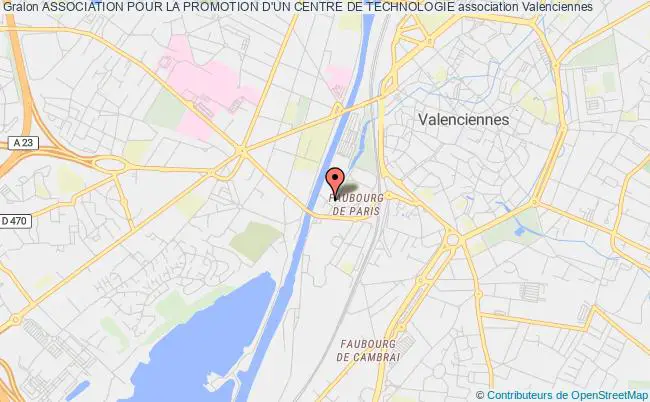 plan association Association Pour La Promotion D'un Centre De Technologie Valenciennes cedex