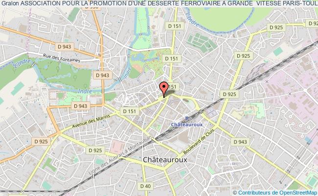 ASSOCIATION POUR LA PROMOTION D'UNE DESSERTE FERROVIAIRE A GRANDE  VITESSE PARIS-TOULOUSE ET PARIS-CLERMONT-FERRAND