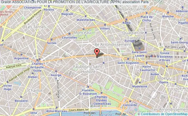 plan association Association Pour La Promotion De L'agriculture (appa) Paris